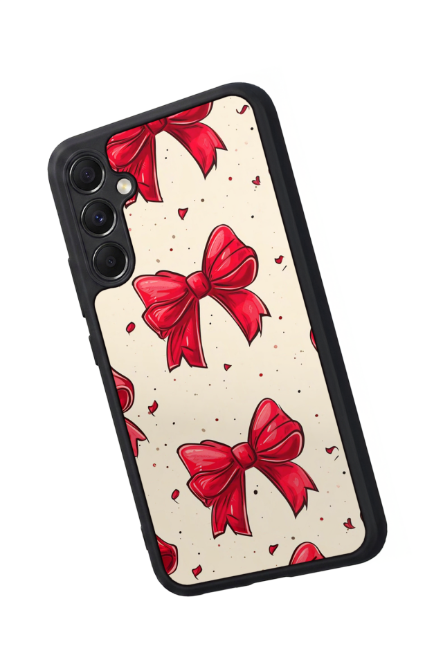 Samsung Galaxy A34 Uyumlu Kurdele Tasarımlı Glossy Premium Kılıf