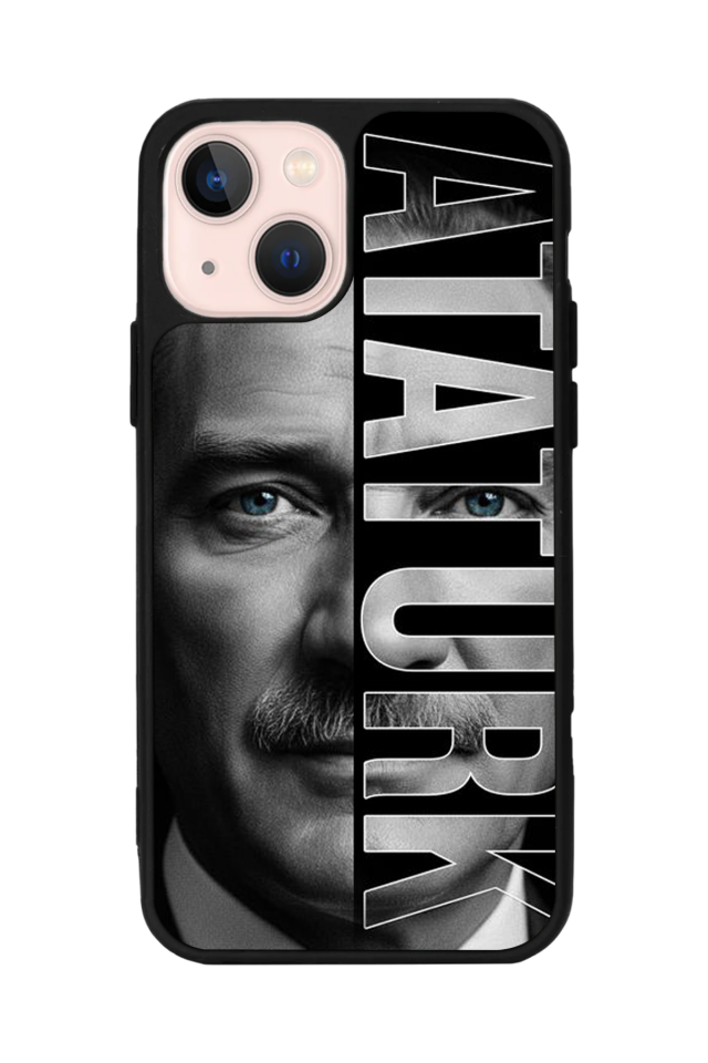iPhone 15 Plus Uyumlu Mustafa Kemal Ataturk Tasarımlı Glossy Premium Kılıf