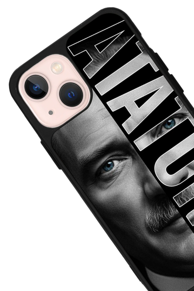 iPhone 15 Plus Uyumlu Mustafa Kemal Ataturk Tasarımlı Glossy Premium Kılıf