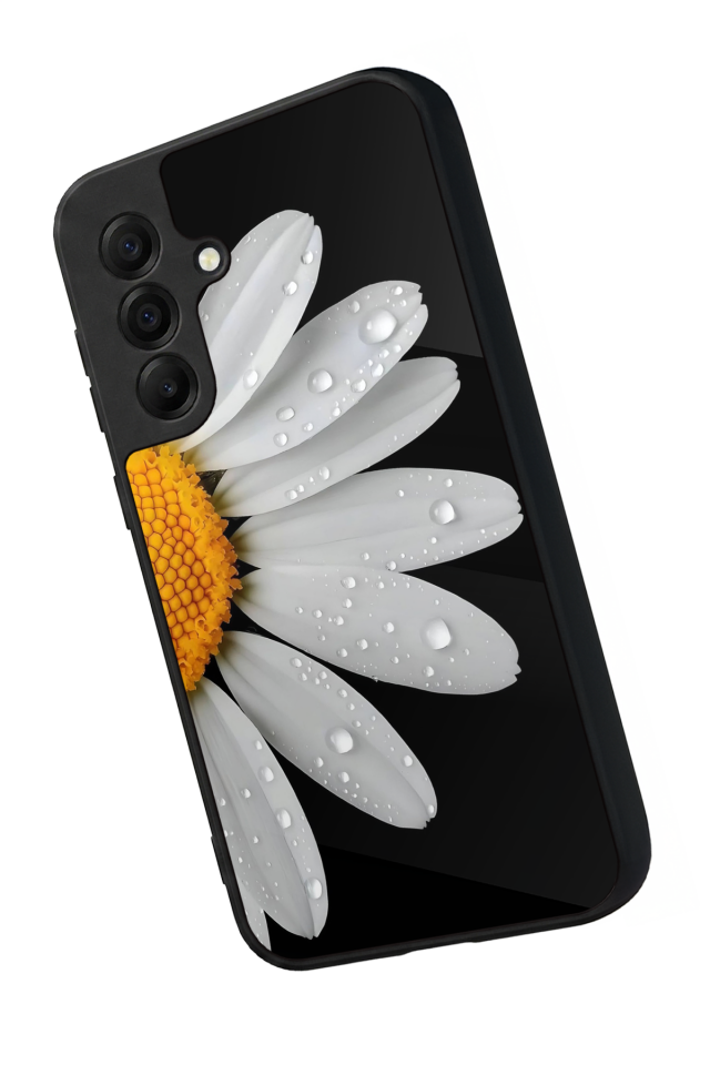Samsung Galaxy A17 Uyumlu Papatya Tasarımlı Glossy Premium Kılıf