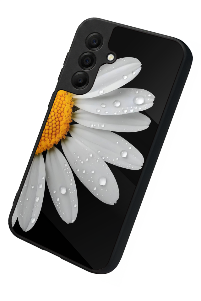 Samsung Galaxy A17 Uyumlu Papatya Tasarımlı Glossy Premium Kılıf