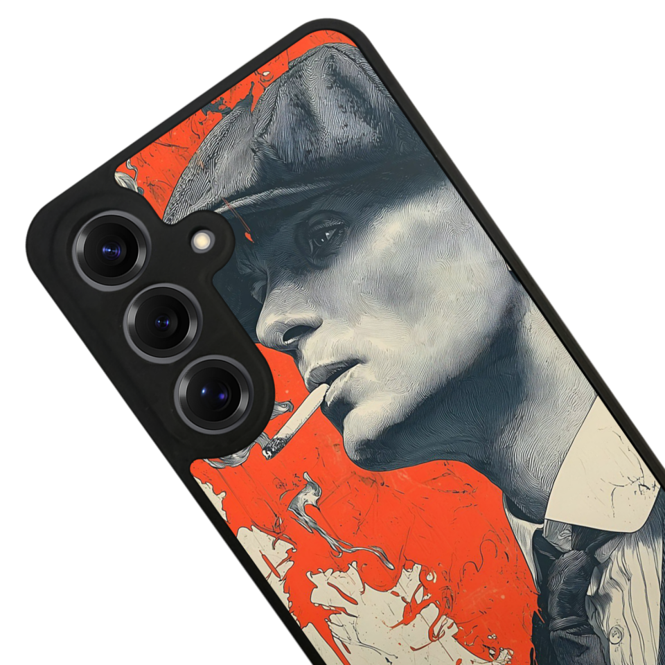 Samsung Galaxy S25 Uyumlu Peaky Blinders Tasarımlı Glossy Premium Kılıf