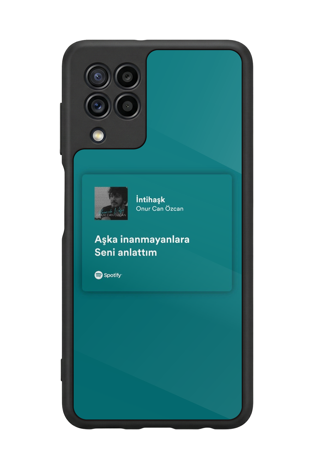Samsung Galaxy M32 Uyumlu Sarki Sozleri Tasarımlı Glossy Premium Kılıf