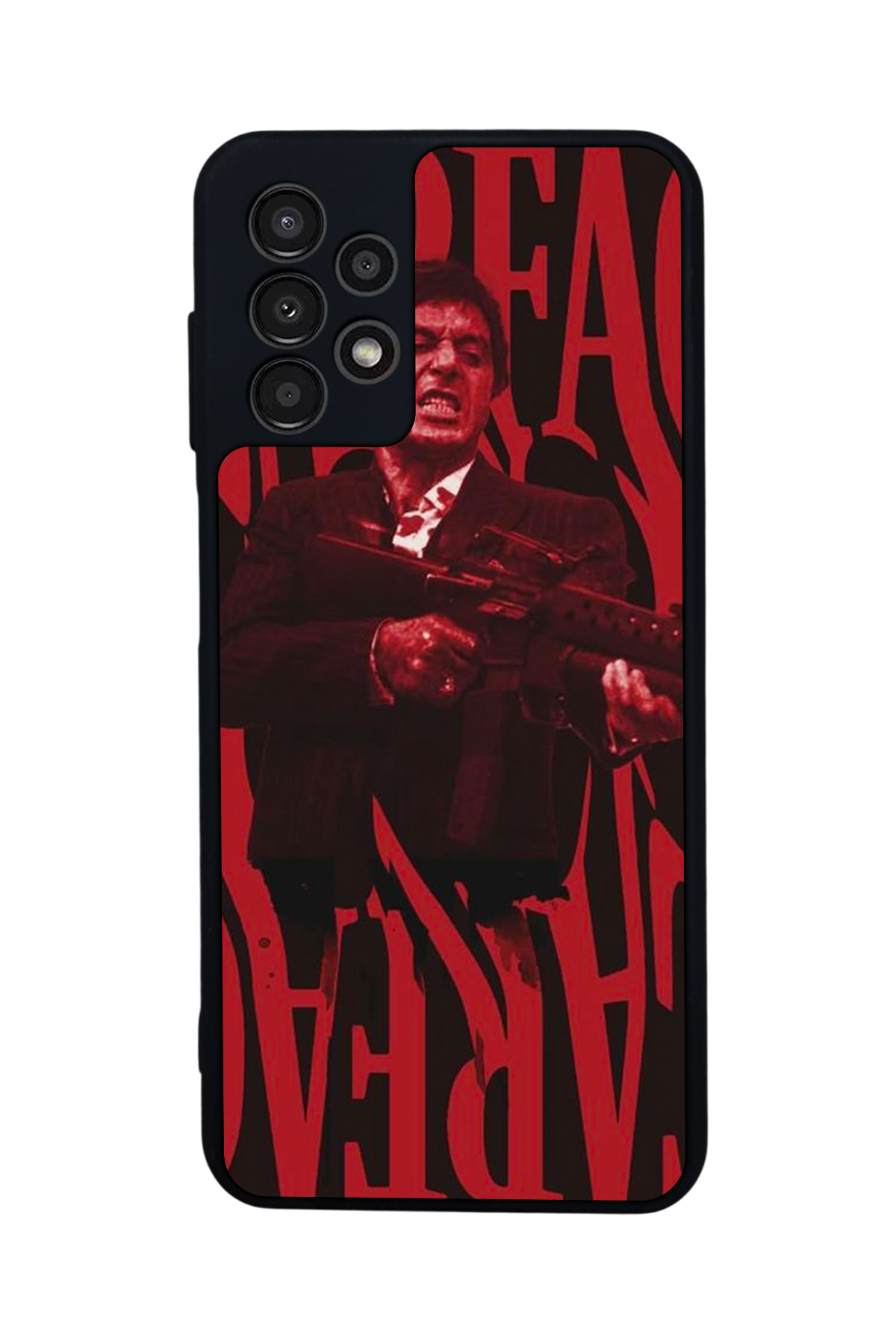 Samsung Galaxy A13 Uyumlu Scarface Tasarımlı Glossy Premium Kılıf