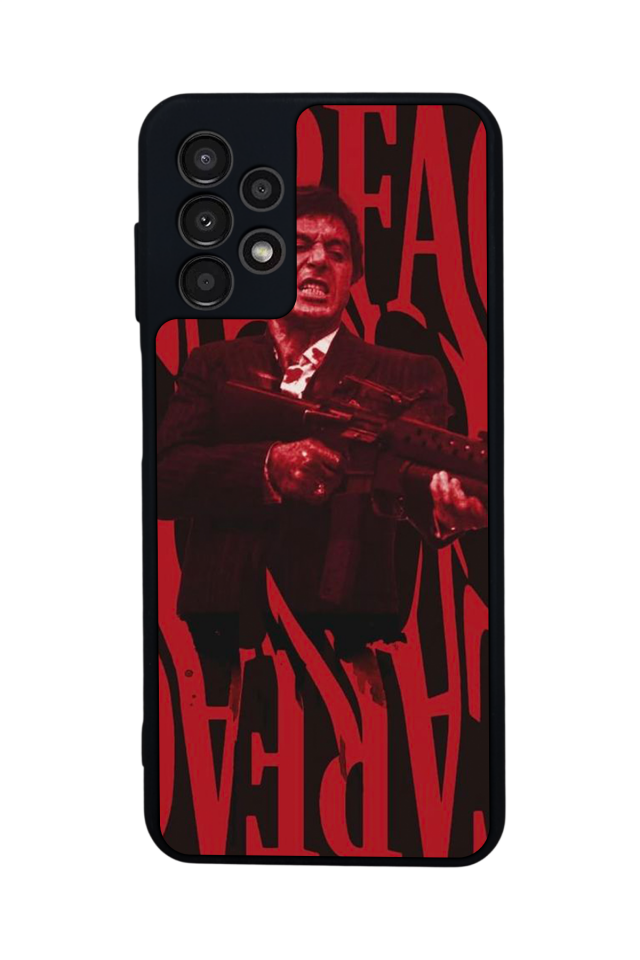 Samsung Galaxy A13 Uyumlu Scarface Tasarımlı Glossy Premium Kılıf