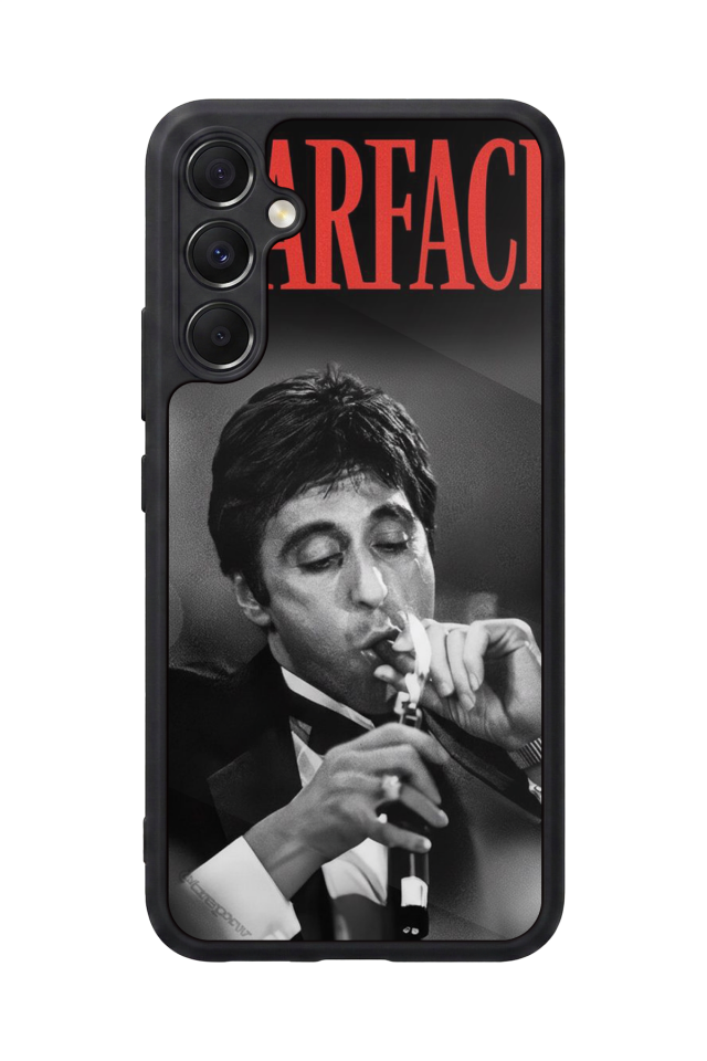 Samsung Galaxy M34 Uyumlu Scarface Tasarımlı Glossy Premium Kılıf