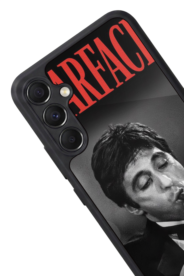 Samsung Galaxy M34 Uyumlu Scarface Tasarımlı Glossy Premium Kılıf