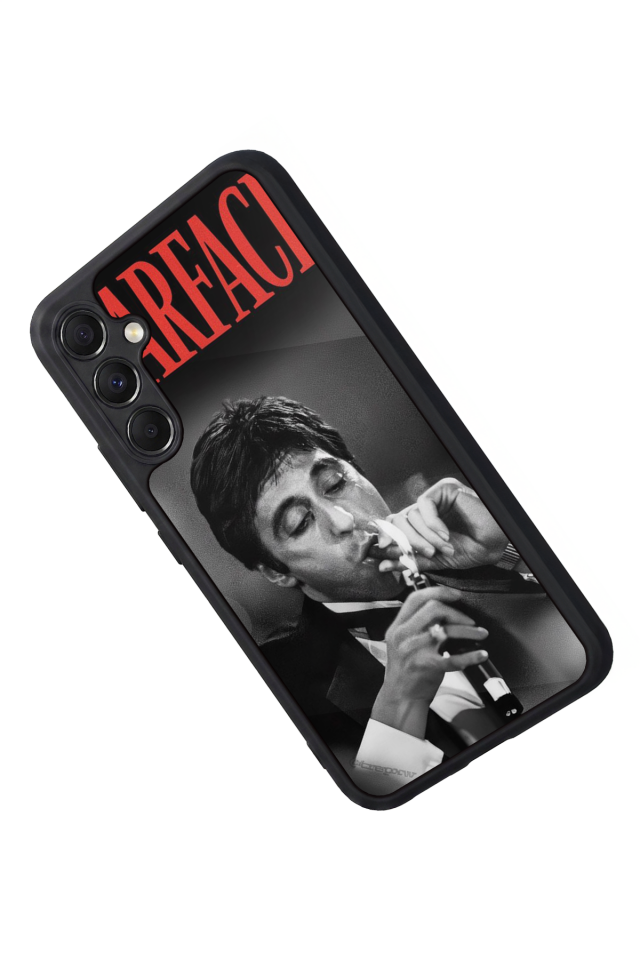 Samsung Galaxy M34 Uyumlu Scarface Tasarımlı Glossy Premium Kılıf