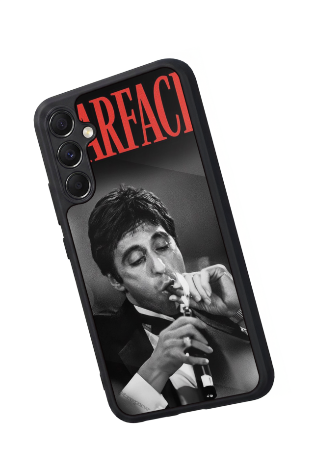 Samsung Galaxy M34 Uyumlu Scarface Tasarımlı Glossy Premium Kılıf