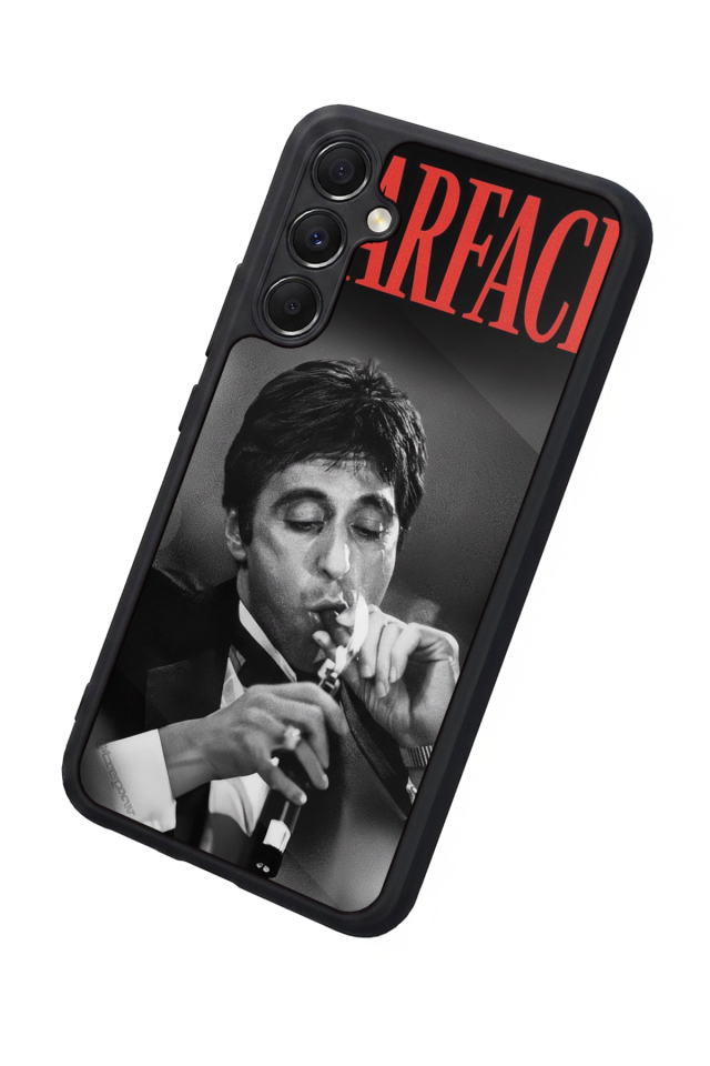 Samsung Galaxy M34 Uyumlu Scarface Tasarımlı Glossy Premium Kılıf