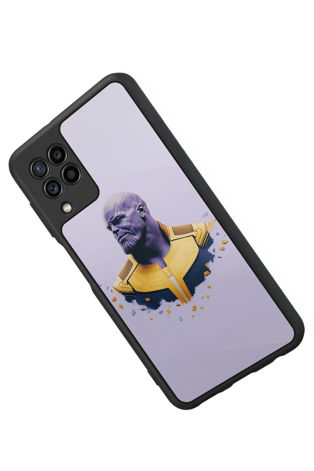 Samsung Galaxy M22 Uyumlu Thanos Tasarımlı Glossy Premium Kılıf