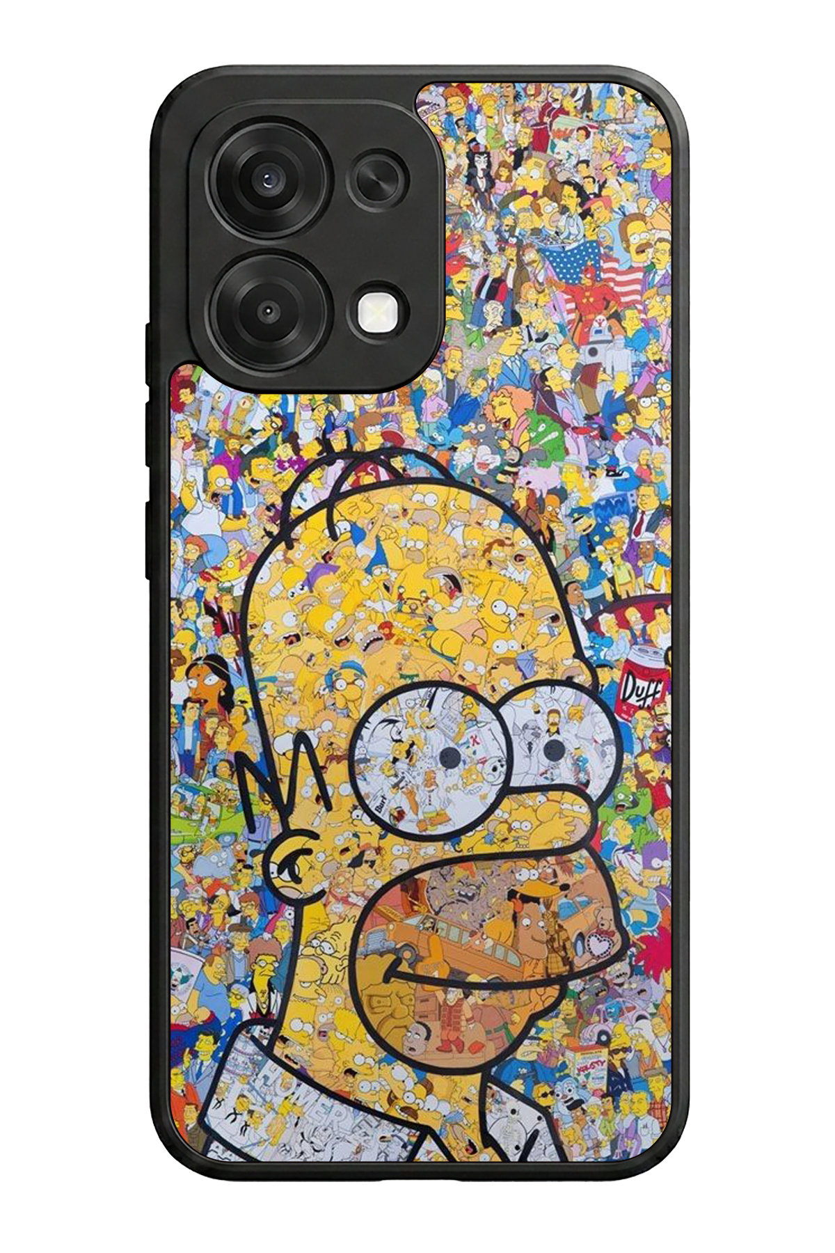 Oppo A6 Pro Uyumlu The Simpsons Tasarımlı Glossy Premium Kılıf