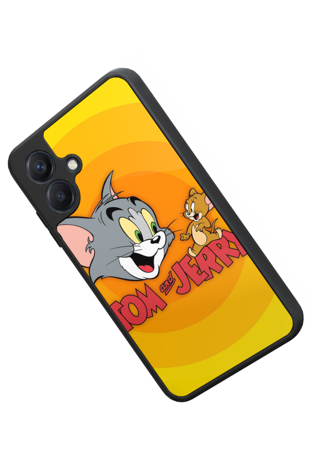 Samsung Galaxy A07 Uyumlu Tom And Jerry Tasarımlı Glossy Premium Kılıf