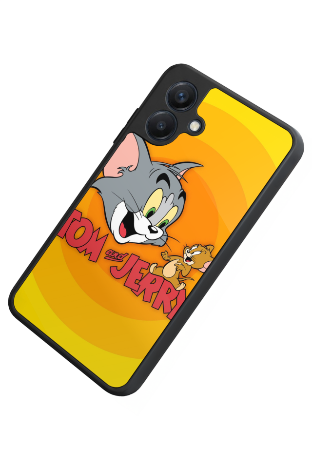 Samsung Galaxy A07 Uyumlu Tom And Jerry Tasarımlı Glossy Premium Kılıf