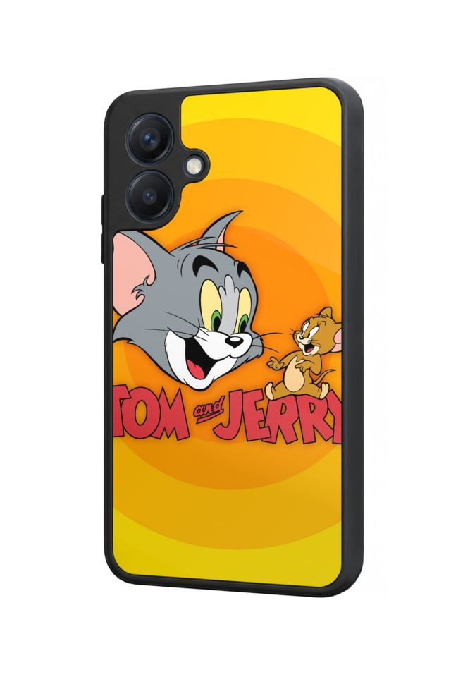 Samsung Galaxy A07 Uyumlu Tom And Jerry Tasarımlı Glossy Premium Kılıf