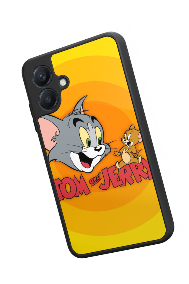 Samsung Galaxy A07 Uyumlu Tom And Jerry Tasarımlı Glossy Premium Kılıf