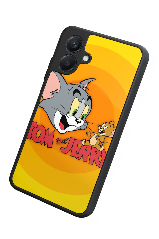 Samsung Galaxy A07 Uyumlu Tom And Jerry Tasarımlı Glossy Premium Kılıf