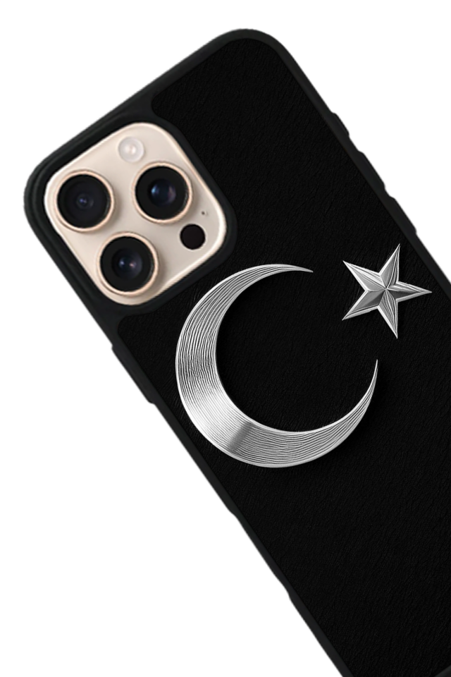 iPhone 14 Pro Max Uyumlu TürkBayragi Tasarımlı Glossy Premium Kılıf