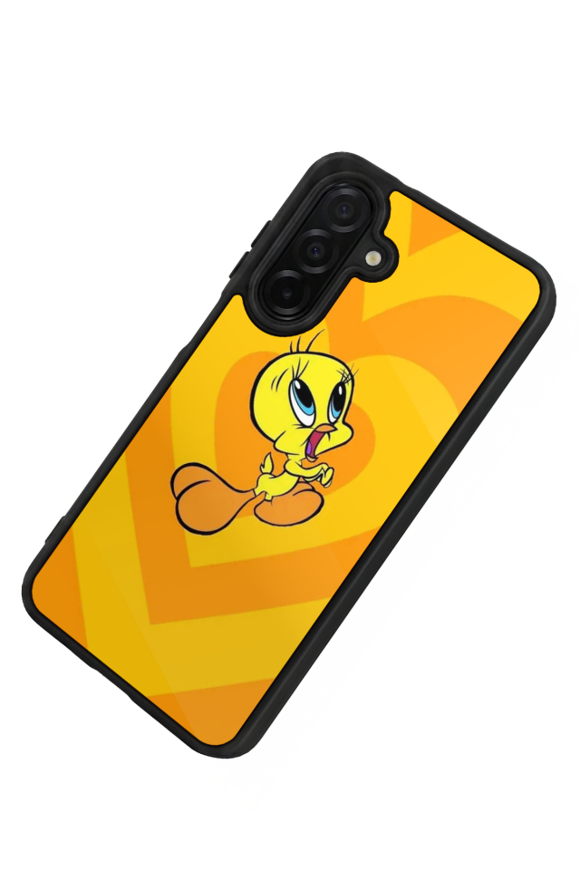 Samsung Galaxy A56 Uyumlu Tweety Tasarımlı Glossy Premium Kılıf