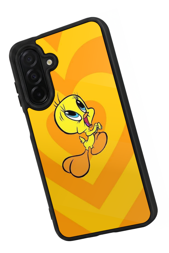 Samsung Galaxy A56 Uyumlu Tweety Tasarımlı Glossy Premium Kılıf