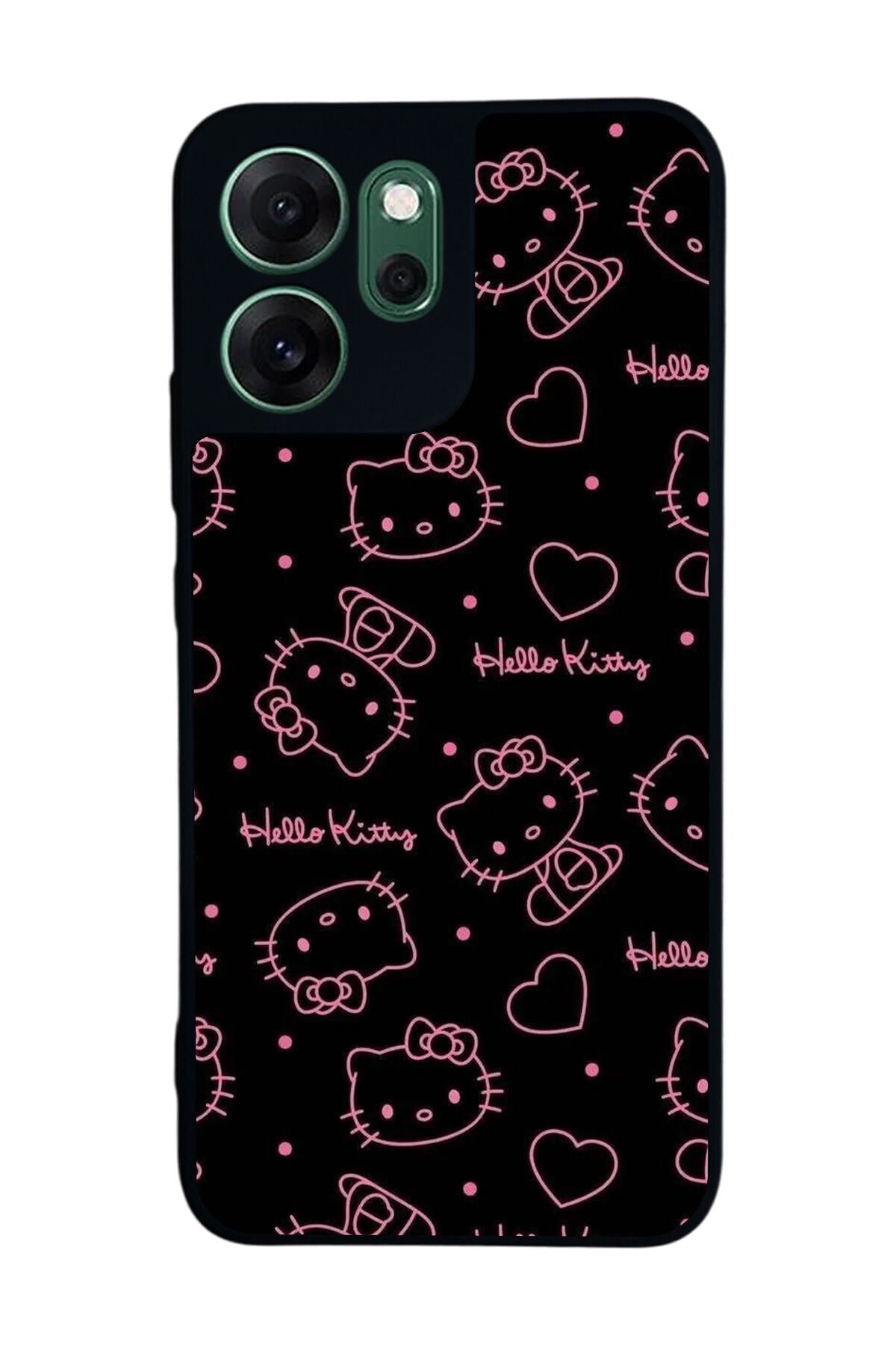 Oppo Reno 14F Uyumlu HelloKitty Tasarımlı Glossy Premium Kılıf
