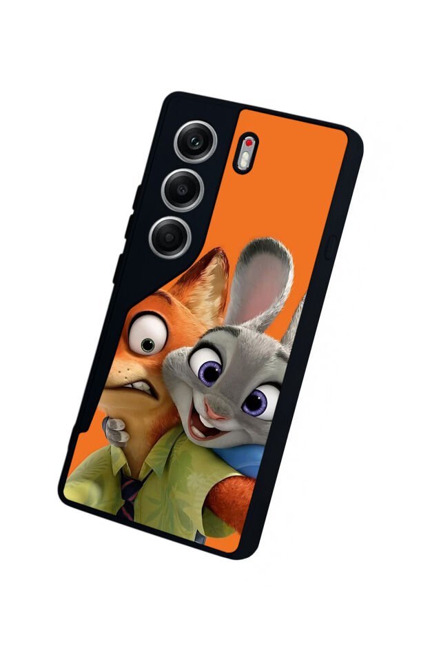 Tecno Camon 40 Uyumlu Zootropolis Tasarımlı Glossy Premium Kılıf