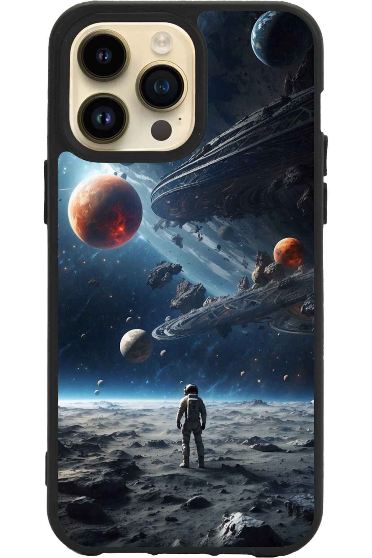 Apple iPhone 16 Pro Siyah Silikon Kılıf Çiziklere ve Darbelere Karşı Koruma