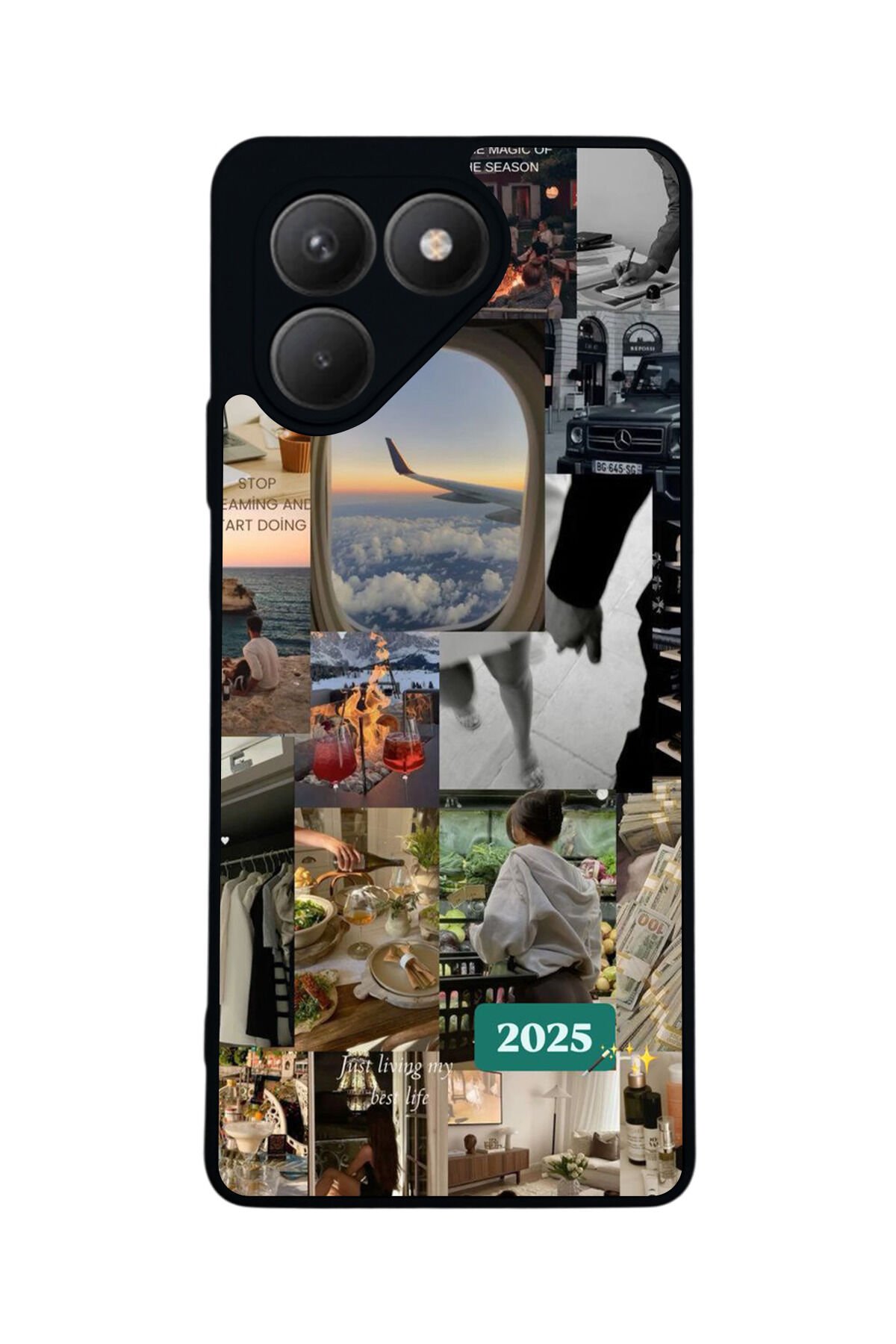 Tecno Pova 7 Mat Uyumlu Siyah Kılıf – Yumuşak Silikon, Koruyucu, Şok Emici Kapak