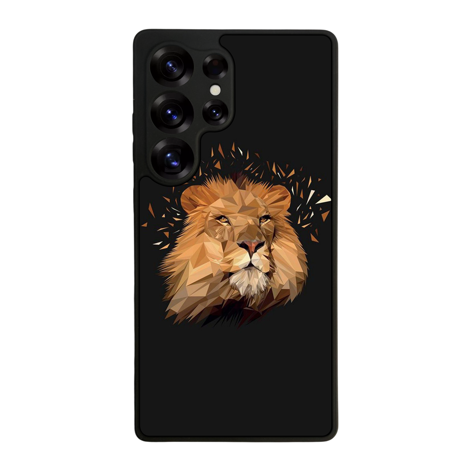 Samsung Galaxy S25 Ultra Uyumlu Aslan Tasarımlı Glossy Premium Kılıf