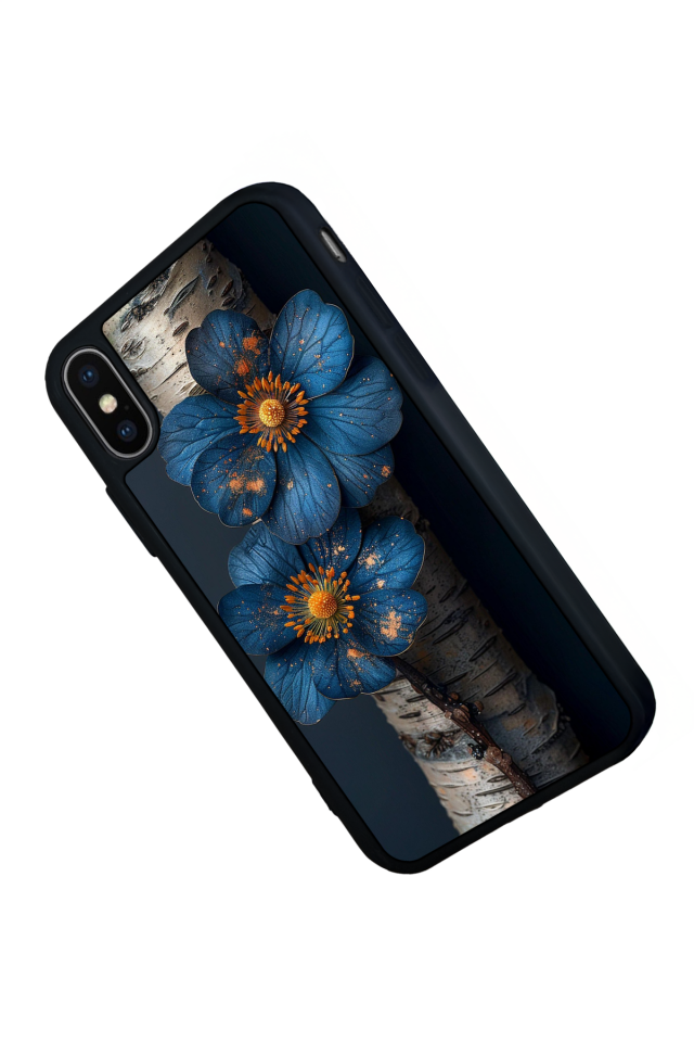 iPhone XS Max Uyumlu Cicek Tasarımlı Glossy Premium Kılıf