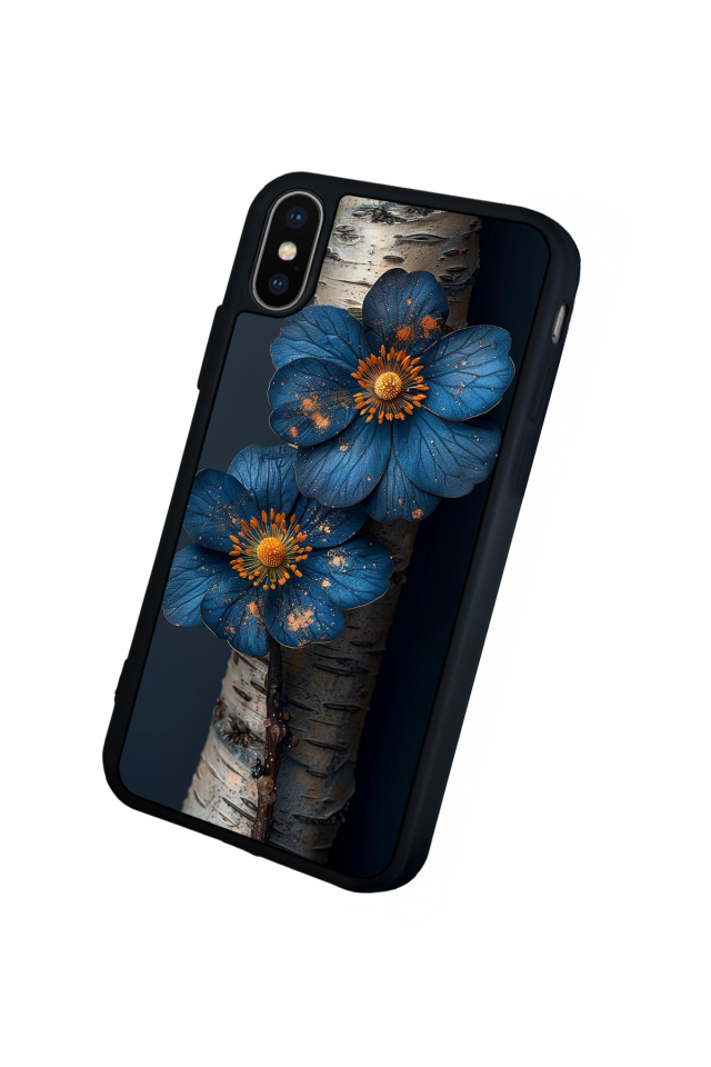 iPhone XS Max Uyumlu Cicek Tasarımlı Glossy Premium Kılıf