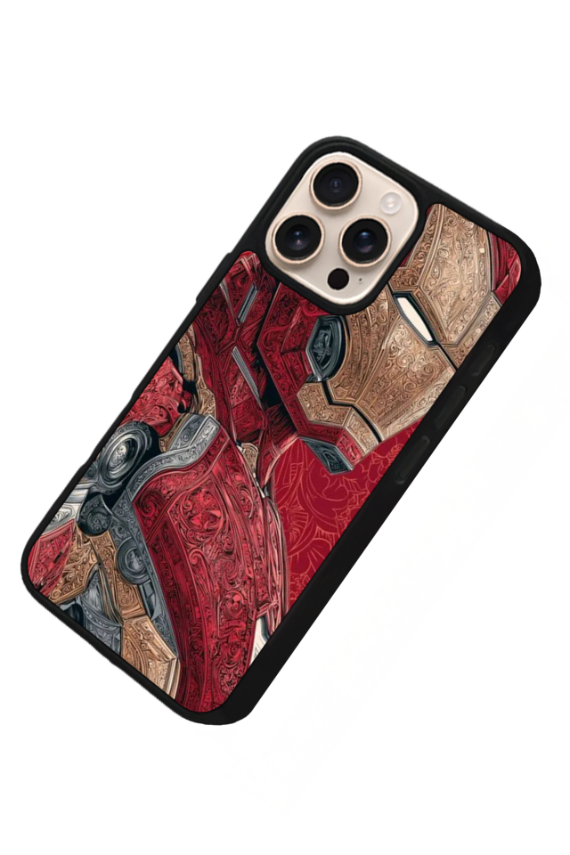 iPhone 14 Pro Uyumlu Iron Man ( Demir Adam ) Tasarımlı Glossy Premium Kılıf