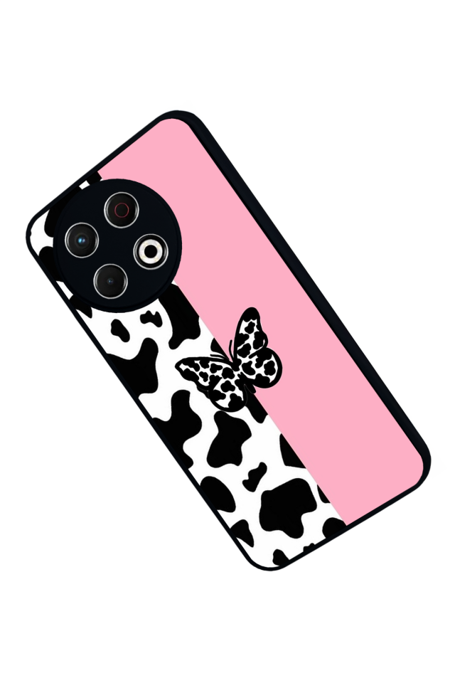 Tecno Spark 30 Pro Uyumlu Kelebek Tasarımlı Glossy Premium Kılıf