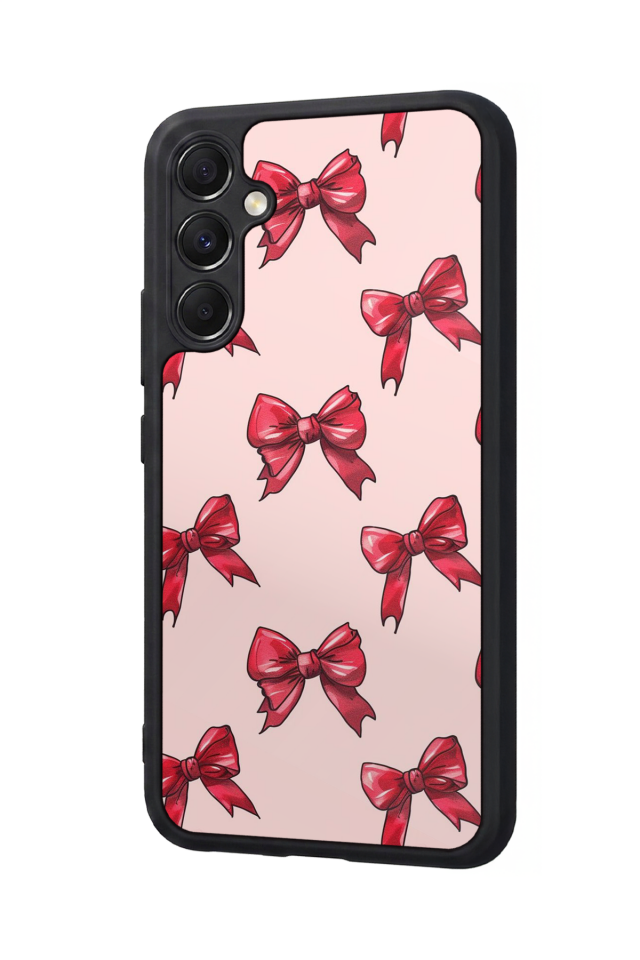 Samsung Galaxy A34 Uyumlu Kurdele Tasarımlı Glossy Premium Kılıf