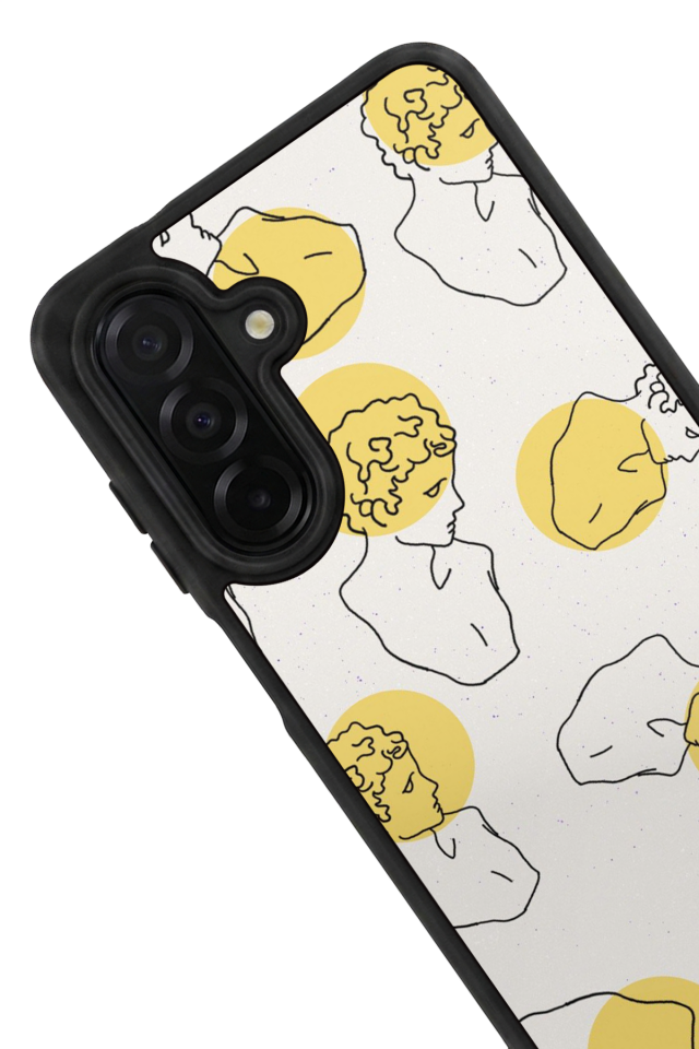 Samsung Galaxy A36 Uyumlu Line Art Tasarımlı Glossy Premium Kılıf