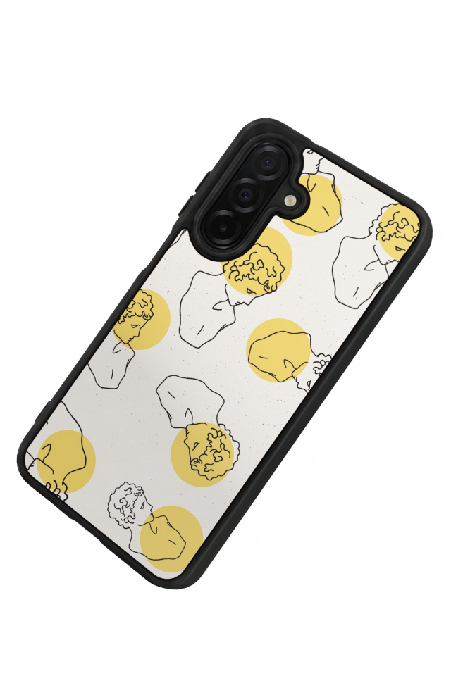 Samsung Galaxy A36 Uyumlu Line Art Tasarımlı Glossy Premium Kılıf