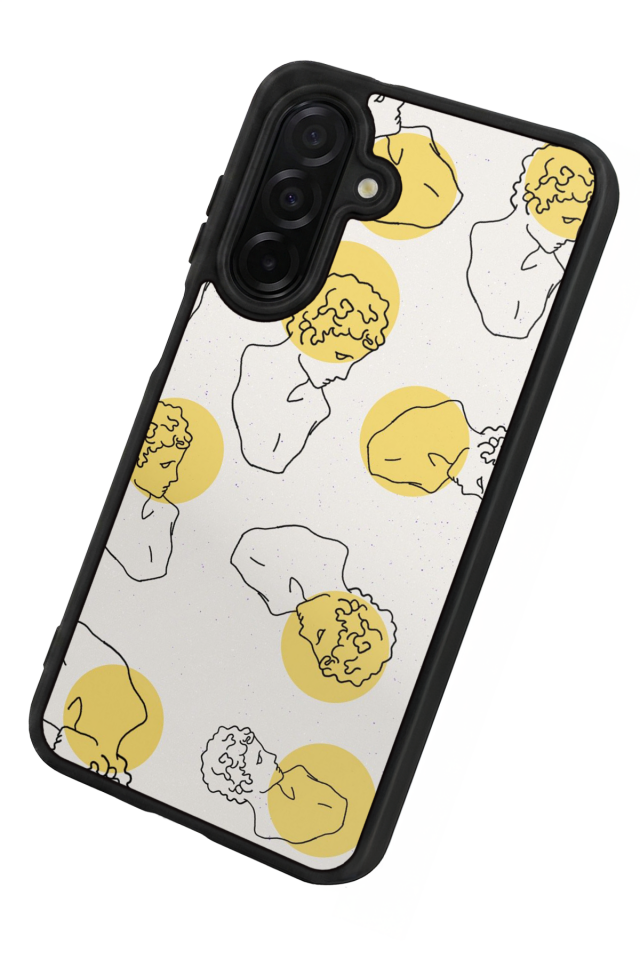 Samsung Galaxy A36 Uyumlu Line Art Tasarımlı Glossy Premium Kılıf