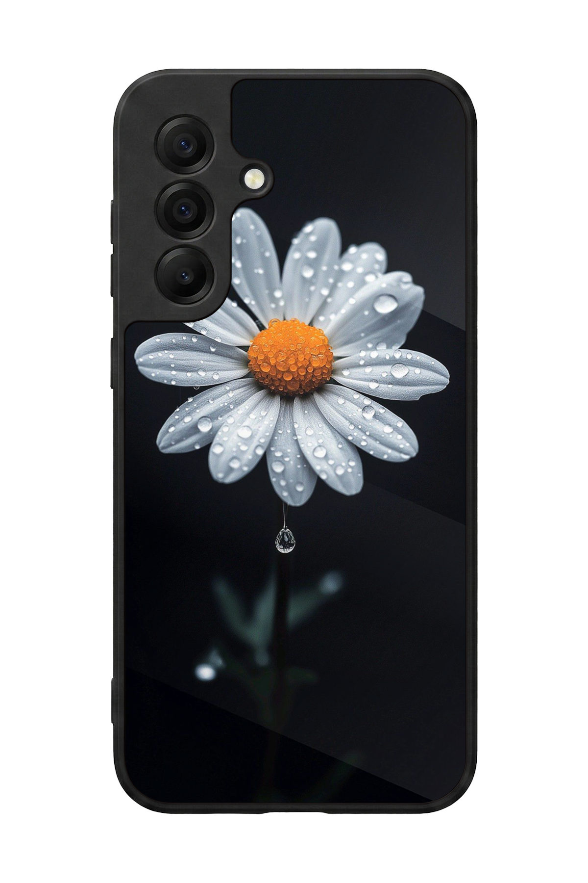 Samsung Galaxy A17 Uyumlu Papatya Tasarımlı Glossy Premium Kılıf
