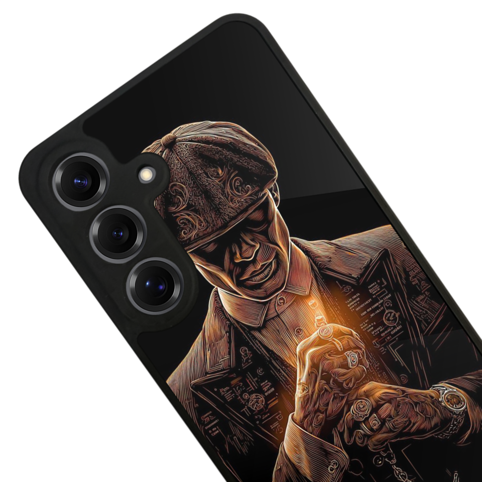 Samsung Galaxy S25 Uyumlu Peaky Blinders Tasarımlı Glossy Premium Kılıf