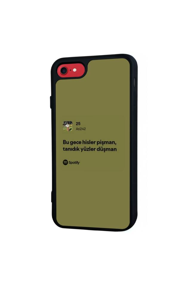 iPhone 7 Uyumlu Sarki Sozleri Tasarımlı Glossy Premium Kılıf