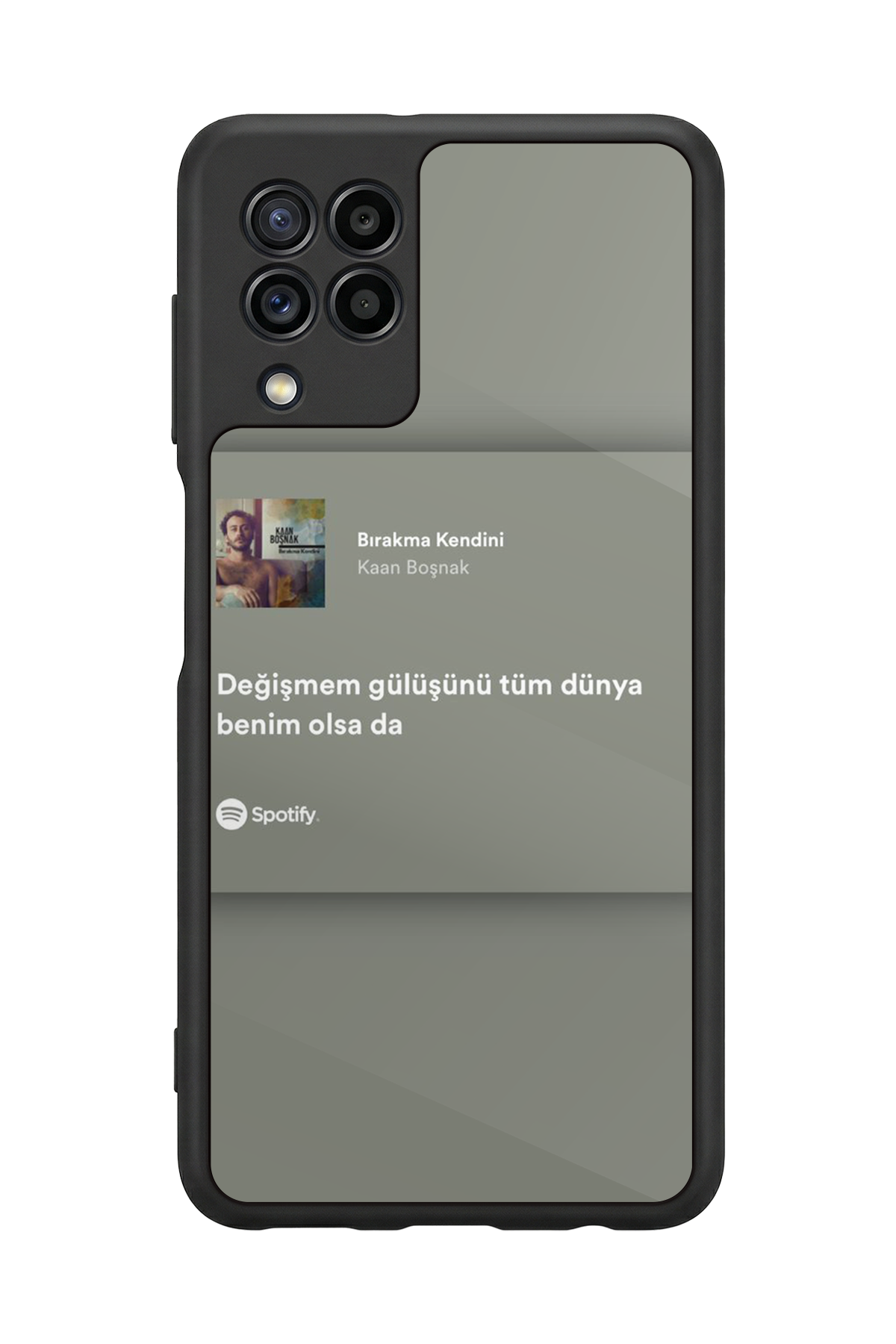 Samsung Galaxy M32 Uyumlu Sarki Sozleri Tasarımlı Glossy Premium Kılıf