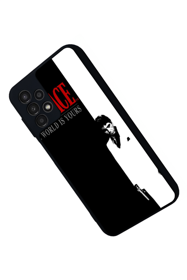 Samsung Galaxy A13 Uyumlu Scarface Tasarımlı Glossy Premium Kılıf