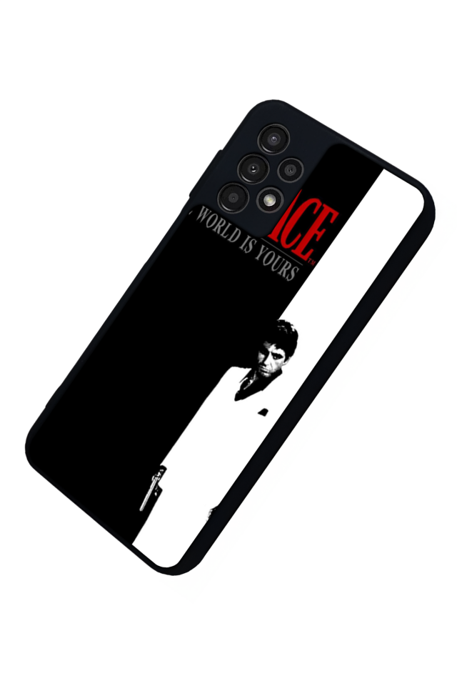 Samsung Galaxy A13 Uyumlu Scarface Tasarımlı Glossy Premium Kılıf