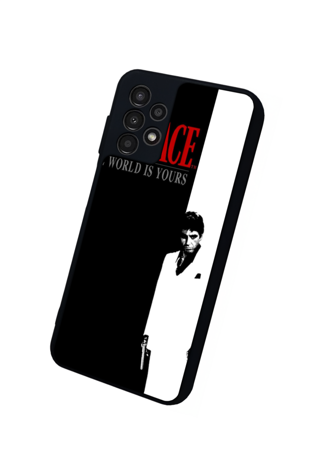 Samsung Galaxy A13 Uyumlu Scarface Tasarımlı Glossy Premium Kılıf