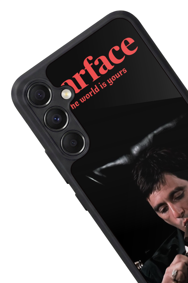 Samsung Galaxy M34 Uyumlu Scarface Tasarımlı Glossy Premium Kılıf