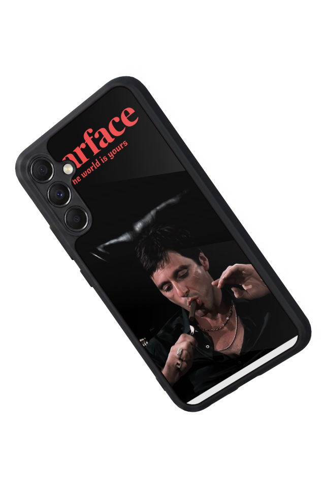 Samsung Galaxy M34 Uyumlu Scarface Tasarımlı Glossy Premium Kılıf