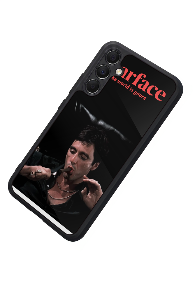Samsung Galaxy M34 Uyumlu Scarface Tasarımlı Glossy Premium Kılıf