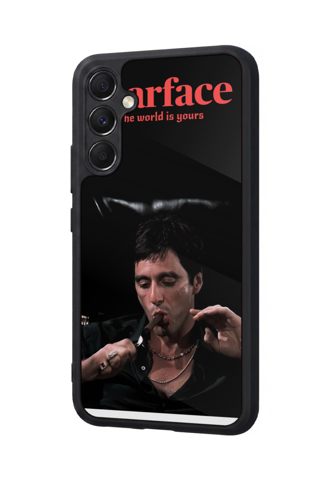 Samsung Galaxy M34 Uyumlu Scarface Tasarımlı Glossy Premium Kılıf