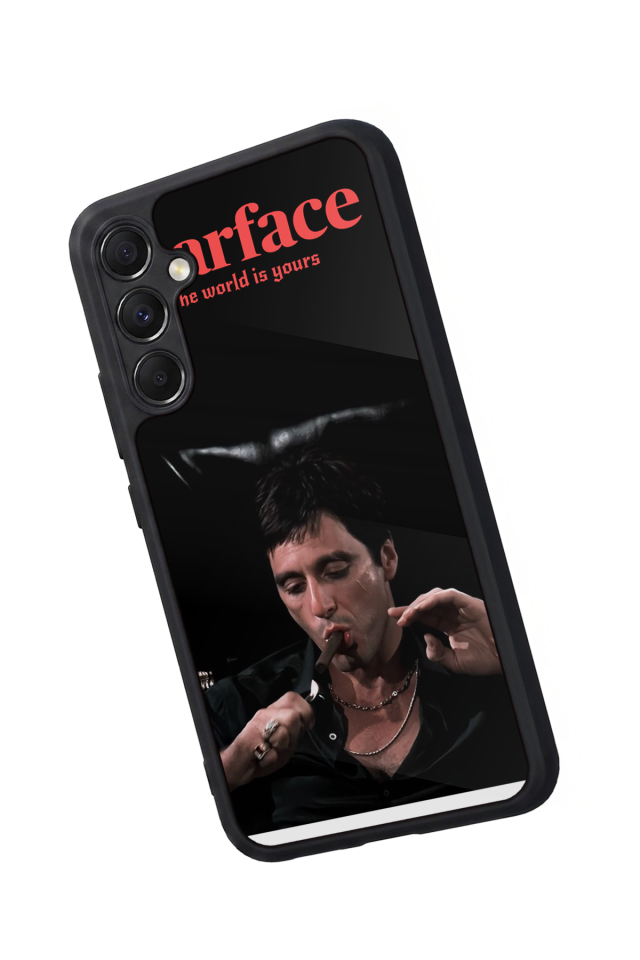 Samsung Galaxy M34 Uyumlu Scarface Tasarımlı Glossy Premium Kılıf