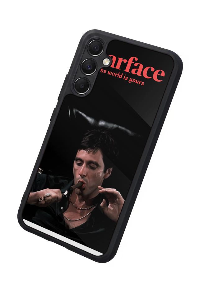 Samsung Galaxy M34 Uyumlu Scarface Tasarımlı Glossy Premium Kılıf